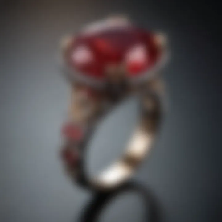 Captivating Ruby Engagement Ring