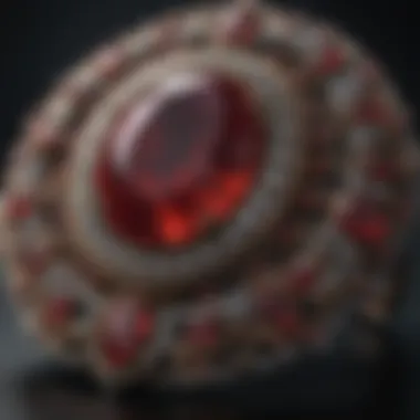 Ruby Stone Jewelry Masterpiece