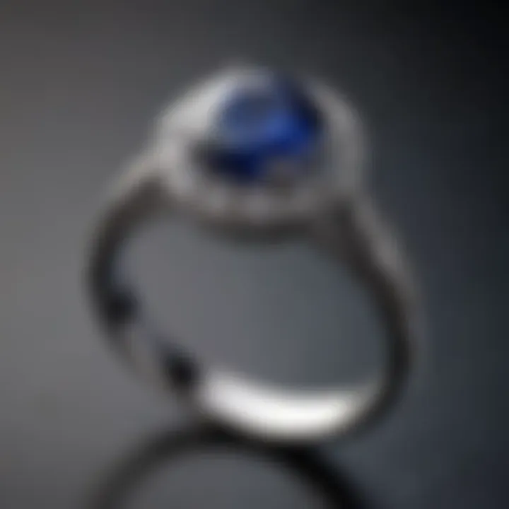 Sapphire Elegance Engagement Ring