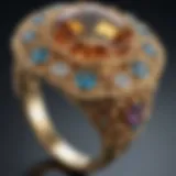 Sculpted Gold Ring