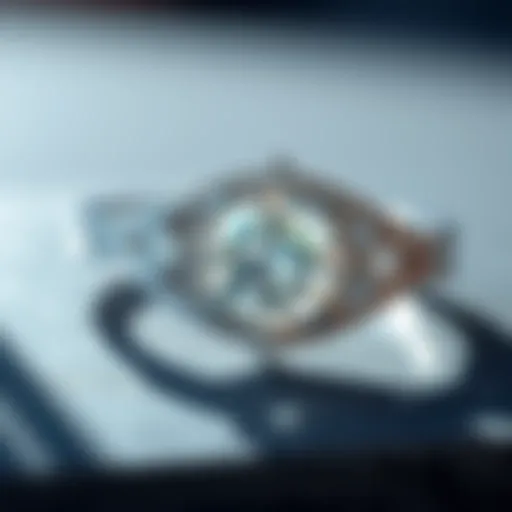 An exquisite second-hand diamond ring showcasing its intricate design and sparkle