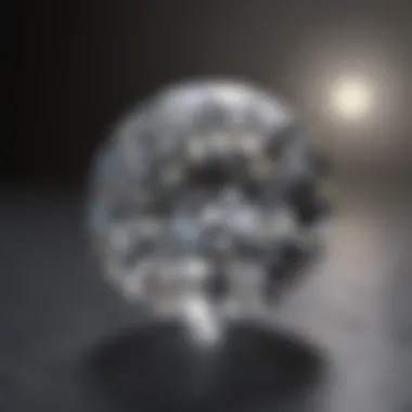 Diamond Clarity Levels Diamond clarity levels comparison under magnification