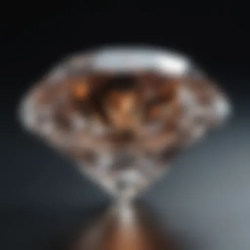 Exquisite diamond cut showcasing brilliance