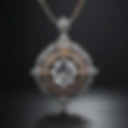 Elegant diamond pendant representing enduring love