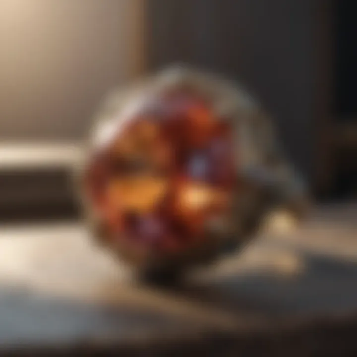 Detailed certification document for authentic jewelry piece