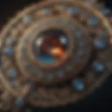 Intricate design of vintage jewelry highlighting craftsmanship