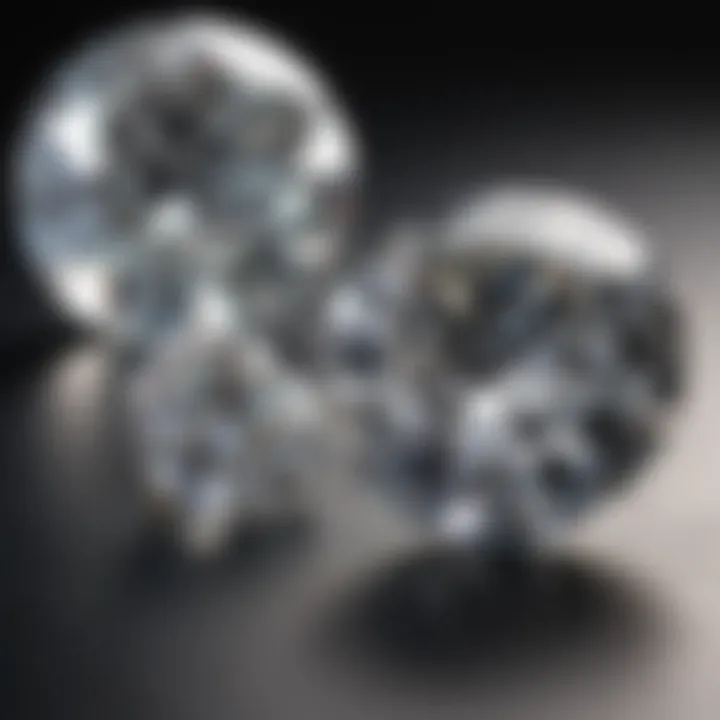 Sparkling Moissanite and Diamond Loose Stones Analysis