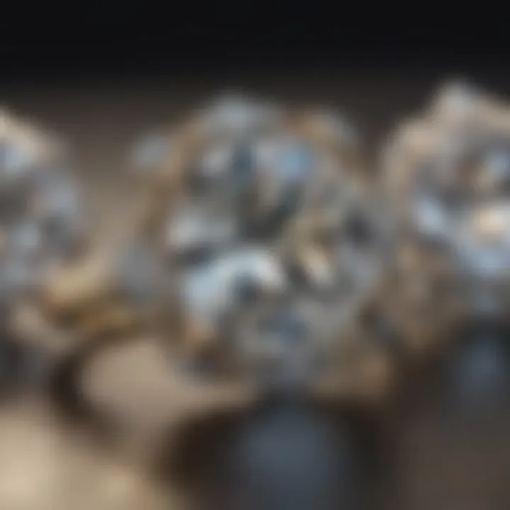 Sparkling Moissanite Rings