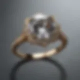 Exquisite 15 ct diamond engagement ring