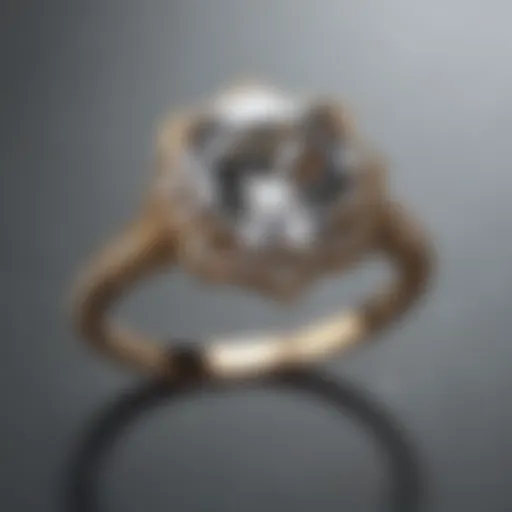 Exquisite 15 ct diamond engagement ring