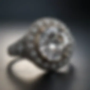 Art Deco Diamond Ring Stunning 2 Carat Diamond Ring in Vintage Art Deco Style