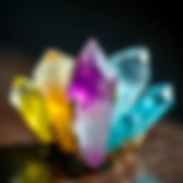 Symbolic Meanings of Birth Crystals Artistic representation of the symbolic meanings of each birth crystal