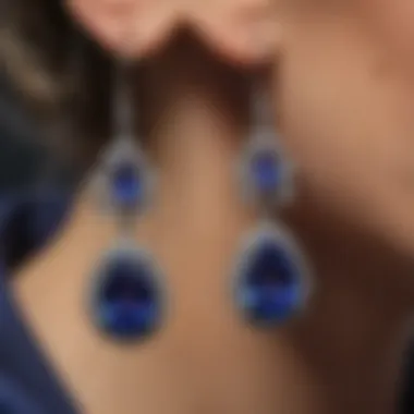 Care and Maintenance for Tanzanite Earrings Tanzanite earrings alongside care and maintenance products