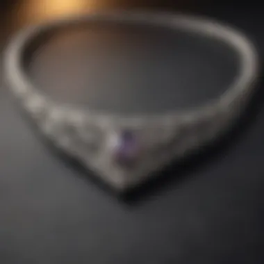 Tarnished Silver Necklace Close-up
