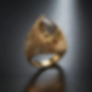 Symbolism of Tear Drop Shape in Gold Ring