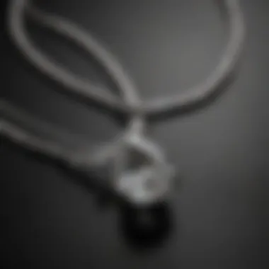 Sophistication in Simplicity: Tear Drop Shaped Diamond Necklace Tear Drop Shaped Diamond Necklace on Black Velvet