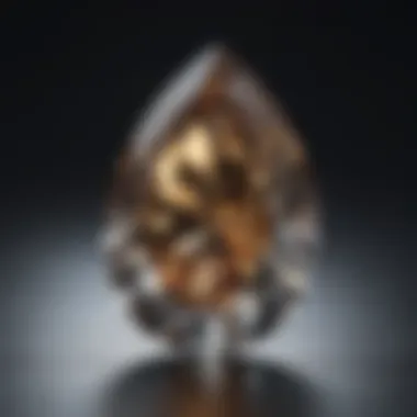 Exquisite Teardrop Diamond