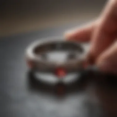Printable ring sizer template on a sheet