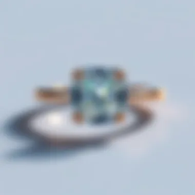 An elegant engagement ring featuring a four carat diamond set in a classic design.