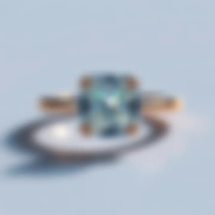 An elegant engagement ring featuring a four carat diamond set in a classic design.