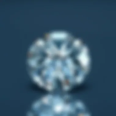 A close-up of a diamond's facets emphasizing its exquisite craftsmanship
