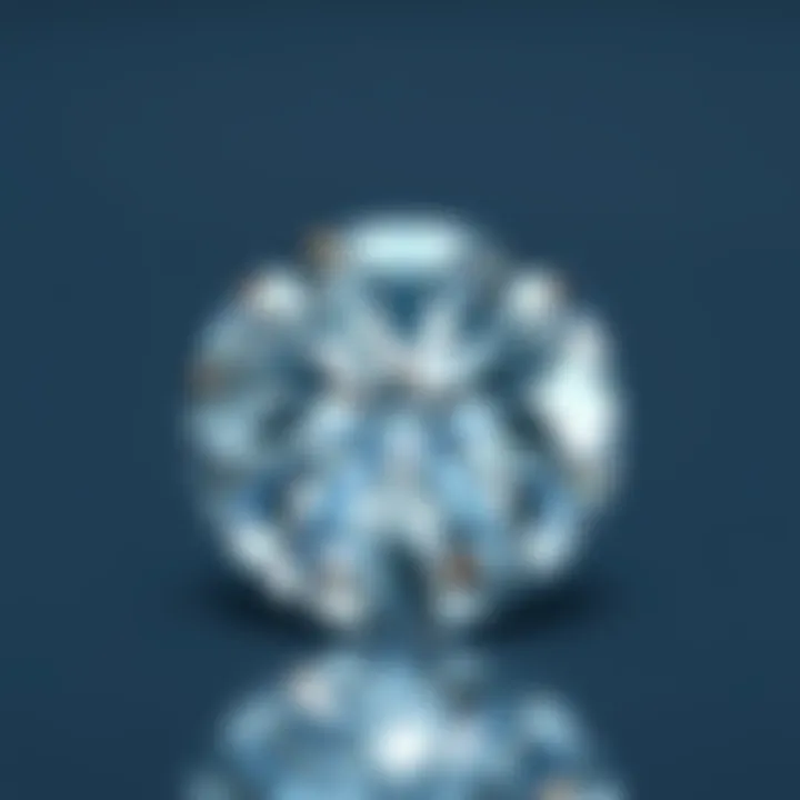 A close-up of a diamond's facets emphasizing its exquisite craftsmanship