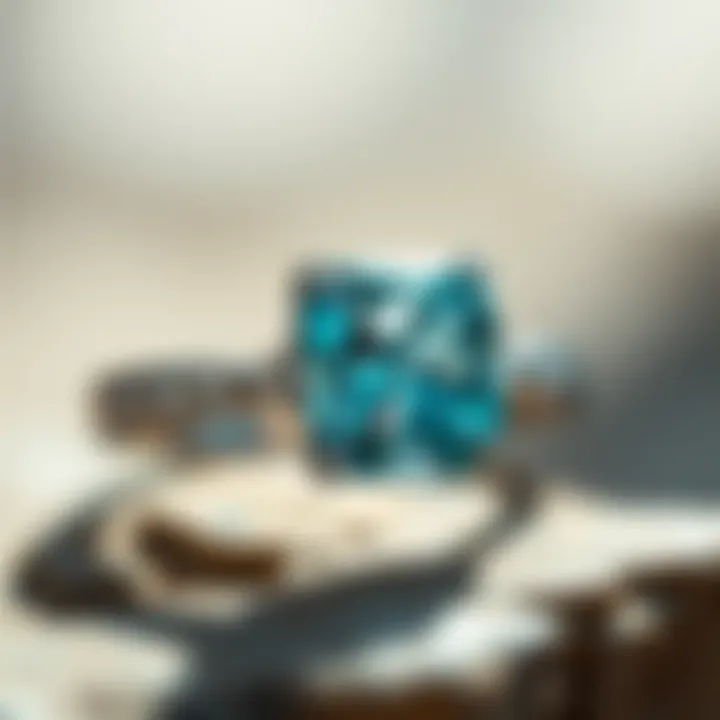 Unique Gemstones: A New Trend in Flat Engagement Rings Flat engagement ring with unique gemstone setting