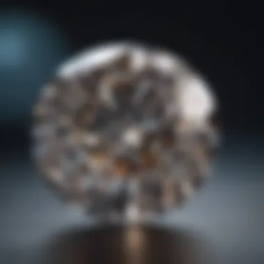 The Art of Diamond Cutting Elegantly cut Windsor diamond with intricate facets