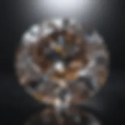 Masterful diamond stone cutting technique