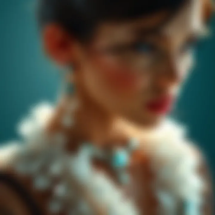 Elegant jewelry pieces enhanced by unique crystal qualities