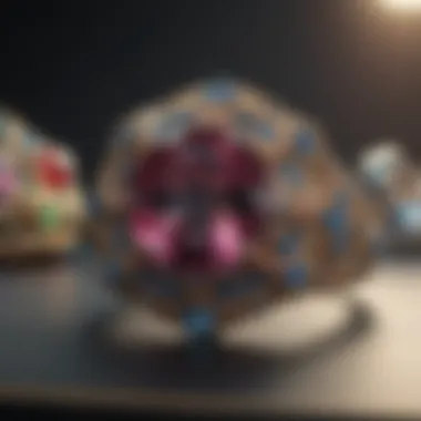 Elegant jewelry display showcasing various designs