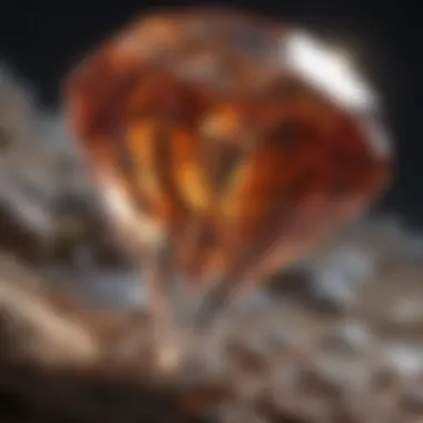 Geological Marvels: How Diamonds Are Formed An illustration of the geological processes involved in diamond formation