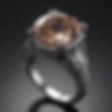 Artisan crafting a cubic zirconia ring