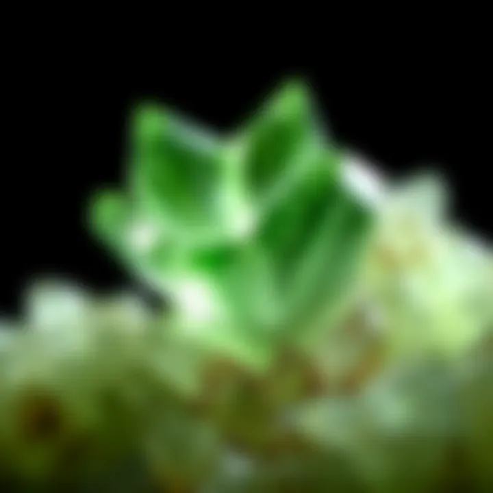 The Intricacies of Green Crystal with White Lines Summary