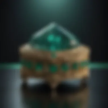 Emeralds Through the Ages An artistic representation of emeralds throughout history in various cultures
