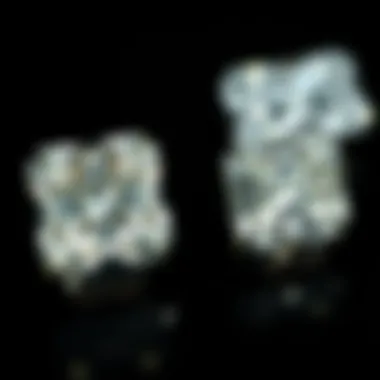 A visual comparison of various diamond cuts highlighting the princess cut's proportions