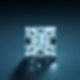 Detailed view of a one carat princess cut diamond showcasing its unique facets