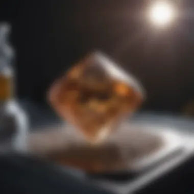 Chemical Vapor Deposition chamber during diamond growth