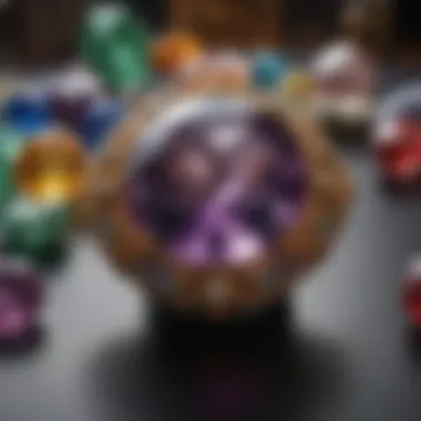 Historical Gemstones: A Journey Through Time A historical display of ancient gemstones, illustrating their cultural significance through the ages.