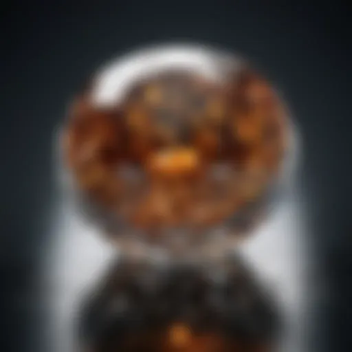 A stunning close-up of a radiant diamond showcasing its brilliance and clarity.