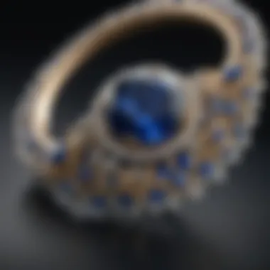 A beautifully crafted sapphire jewelry piece reflecting elegance