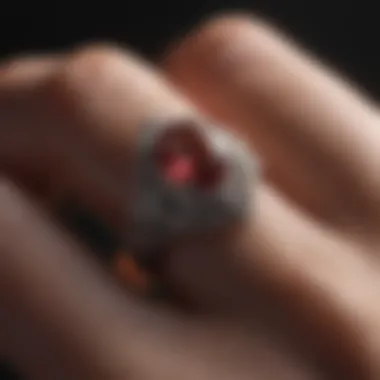 Traditional practices of wearing engagement rings