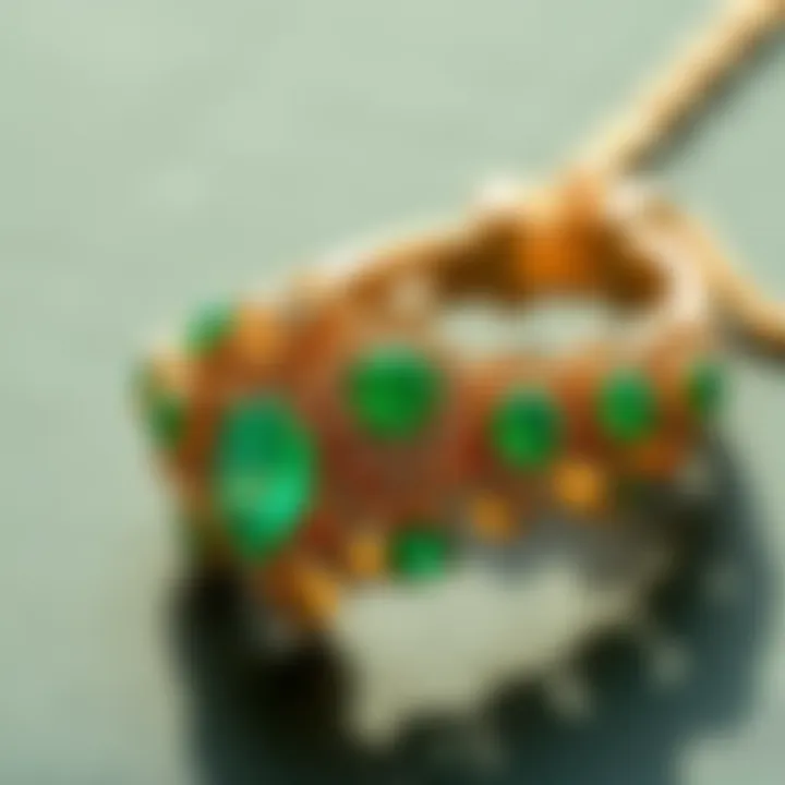 Cultural Significance of Emeralds Historical artifacts adorned with emeralds, illustrating their cultural significance across generations.