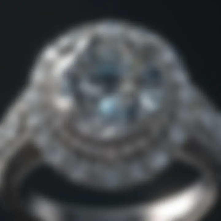 Exquisite Diamond-Encrusted Tiffany Ring