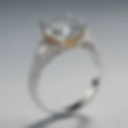 Exquisite Tiffany Style Solitaire Engagement Ring with Emerald Cut Diamond