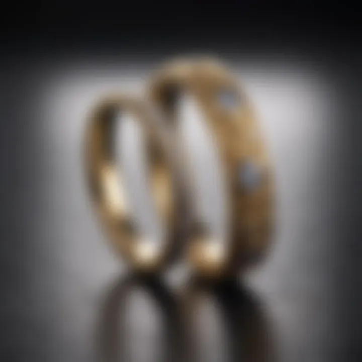 Simple and timeless gold wedding band