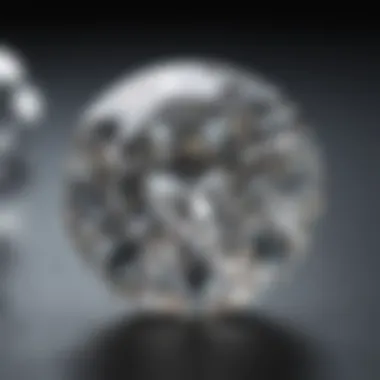 Two-Carat Diamond Close-Up Revealing Intricate Details