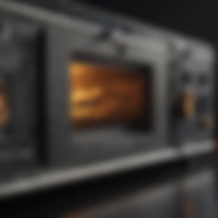 Close-up of burnout oven settings for precise jewelry making