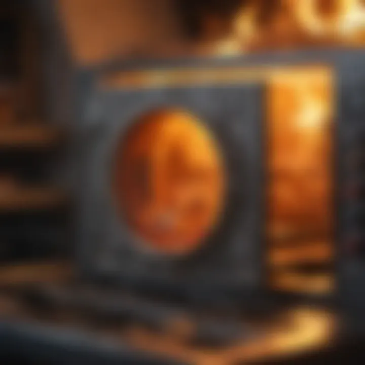 Intricate gemstone design being heated in a burnout oven