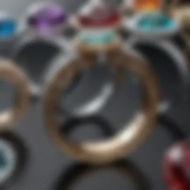 Diverse Ring Size Circles for Accurate Measurement Illustration of various ring size circles